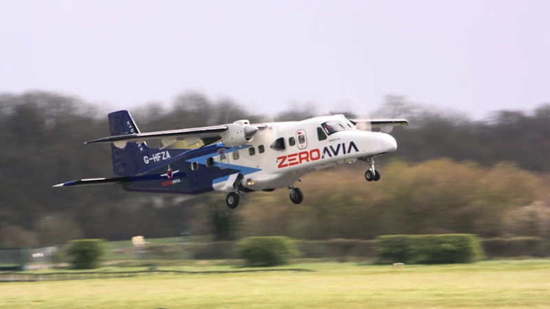 Avin Dornier 228 con motor ZA600 de ZeroAvia. Foto: ZeroAvia